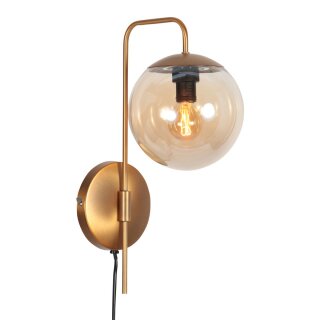 Steinhauer Wandl. 1-l. glasbol amber