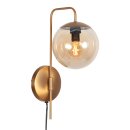 Steinhauer Wandl. 1-l. glasbol amber