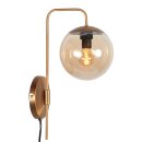 Steinhauer Wandl. 1-l. glasbol amber