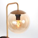 Steinhauer Wandl. 1-l. glasbol amber