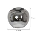 Steinhauer 3651 glass with rings hole E27