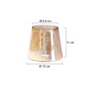 Steinhauer 3102 glass amber 14cm