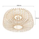 Steinhauer Kap 60*25cm rond bamboo