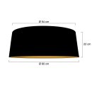 Steinhauer Kap 60*22*54cm zwart / goud