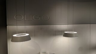 Oligo Pendelleuchte Glance mit unsichtbarer Höhenverstellung weiß 2-Flammig / Ausstellungsstück Top