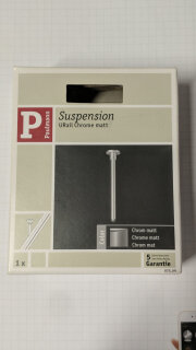 Paulmann URail Zubehör Schienenabhängung 105mm Chrom matt Einzelstück (Lagerfund)