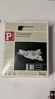 Paulmann URail Verbinder T-Stück 104x62mm max. 1000W Chrom matt Einzelstück (Lagerfund)