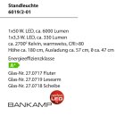 Bankamp LED-Deckenfluter Opera Messing matt/pol.53Watt 6019/2-01