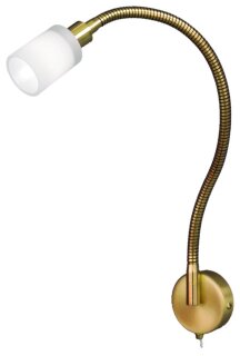 Knapstein Wandleuchte / Leseleuchte Messing poliert/matt  21.769.02