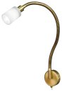 Knapstein Wandleuchte / Leseleuchte Messing poliert/matt  21.769.02