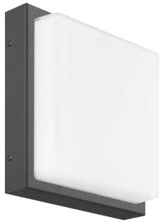 LCD Außenleuchte/Wandl. LED mit Bewegungsmelder Graphit 045LEDSEN
