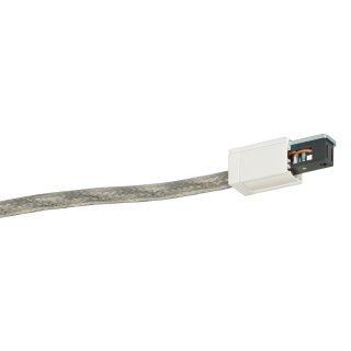 Oligo Smart.Track System- Endeinspeisung / Schwarz matt Zuleitung schwarz Plus-Leiter rechts- 23-512-50-23