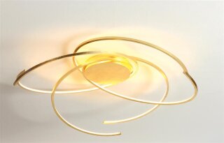 LED-Deckenleuchte Escale Space Blattgold 80cm 45280209