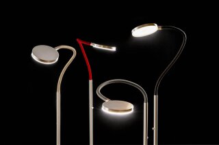 Holtkötter LED-Stehleuchte Flex S Aluminium Matt / Grau 9920/1-794