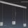 Bankamp LED-Pendelleuchte Impulse Nickel matt mit Chrom abges. 2107/3-92