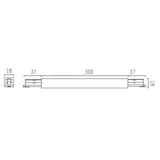 Molto Luce Volare - Mitteleinspeisung Chrom 652-0040200001