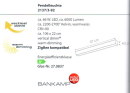 Bankamp LED-Pendelleuchte Grazia Nickel matt /Chrom abgesetzt 2137/3-92
