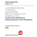 Bankamp LED-Wandleuchte Impulse rose/gold eloxiert 4325/1-74