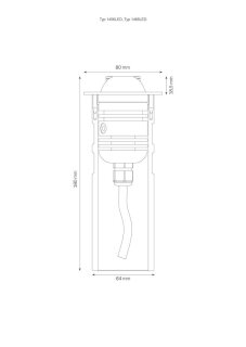 LCD Bodeneinbauleuchte LED 1466LED