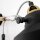 Steinhauer -Mexlite Wandleuchte 1-Lclip *M* Mattschwarz mit goldfarbenen Details 1320ZW