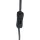 Steinhauer -Mexlite Wandleuchte 1-Lclip *M* Mattschwarz mit goldfarbenen Details 1320ZW