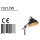 Steinhauer -Mexlite Tischleuchte 1-L Metall *M* Mattschwarz mit goldfarbenen Details 1321ZW