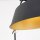 Steinhauer -Mexlite Stehleuchte 1-L Metall *M* Mattschwarz mit goldfarbenen Details 1322ZW