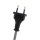 Steinhauer -Mexlite Stehleuchte 1-L Metall *M* Mattschwarz mit goldfarbenen Details 1322ZW