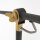 Steinhauer -Mexlite Stehleuchte 1-L Metall *M* Mattschwarz mit goldfarbenen Details 1322ZW