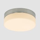 Steinhauer - Deckenl. LED 18W. Glas 24cm (6120st) Gebürstet Stahl 1363ST