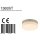 Steinhauer - Deckenl. LED 18W. Glas 24cm (6120st) Gebürstet Stahl 1363ST
