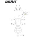 Steinhauer -Anne Lighting AN Strahler 1-L E27 Mattgrün 1578G