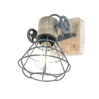 Steinhauer -Anne Lighting AN Strahler 1-L E27 MattGrau 1578GR