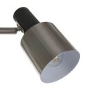 Steinhauer -Anne Lighting AN Stehleuchte 2-l. Schwarz mit Stahl Mattschwarz 1702ZW