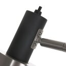 Steinhauer -Anne Lighting AN Stehleuchte 2-l. Schwarz mit Stahl Mattschwarz 1702ZW