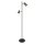 Steinhauer -Anne Lighting AN Stehleuchte 2-l. Schwarz mit Stahl Mattschwarz 1702ZW