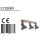 Steinhauer -Mexlite Strahler 3-l. E27 *M* Matt 2133GR