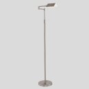 Steinhauer -Mexlite Stehleuchte 1-l. Dach *m* Geborstels Stahl 5895ST