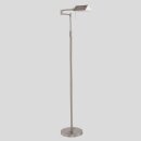 Steinhauer -Mexlite Stehleuchte 1-l. Dach *m* Geborstels Stahl 5895ST