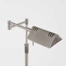 Steinhauer -Mexlite Stehleuchte 1-l. Dach *m* Geborstels Stahl 5895ST