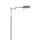 Steinhauer -Mexlite Stehleuchte 1-l. Dach *m* Geborstels Stahl 5895ST