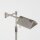 Steinhauer -Mexlite Stehleuchte 1-l. Dach *m* Geborstels Stahl 5895ST