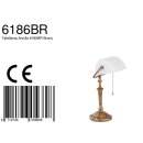 Steinhauer - Tischleuchte 1-l. Glas Bronze Gebürstet 6186BR