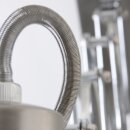 Steinhauer - Wandleuchte 1-L. SCHARNIER Gebürstet Stahl 6290ST