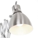 Steinhauer - Wandleuchte 1-L. SCHARNIER Gebürstet Stahl 6290ST