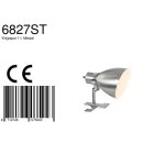 Steinhauer - Kneifstrahler 1-l. Metall Gebürstet Stahl 6827ST