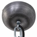 Steinhauer - Pendelleuchte 1-l. Industrial Braun gewischt mit Stahl Akzente 7586B
