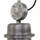 Steinhauer - Pendelleuchte 1-l. Industrial Braun gewischt mit Stahl Akzente 7586B