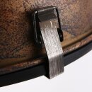 Steinhauer - Pendelleuchte 1-l. Industrial Braun gewischt mit Stahl Akzente 7586B