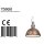 Steinhauer - Pendelleuchte 1-l. Industrial Braun gewischt mit Stahl Akzente 7586B